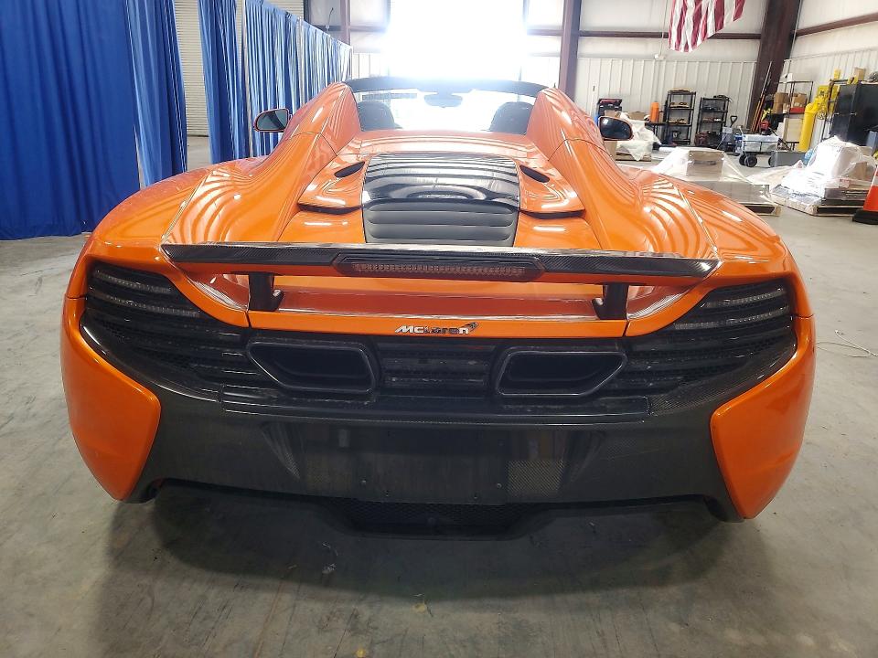 2015 Mclaren 650s VIN SBM11FAA8FW003740 COPART salvage auction — FRONT END, Ga - Cert Of Title-Salvage, sold $85,500 on 2026-09-04 (photo 6)