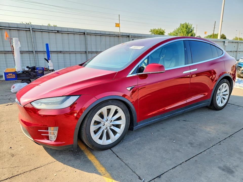 2019 Tesla Model x VIN 5YJXCDE20KF214501 — COPART salvage auction photo
