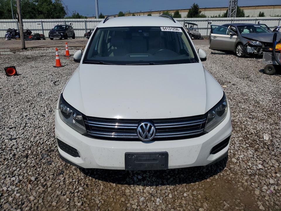 2016 Volkswagen Tiguan VIN WVGBV7AX6GW513562 COPART salvage auction — REAR END, Oh - Cert Of Title-Salvage, sold $1,100 on 2026-08-18 (photo 5)
