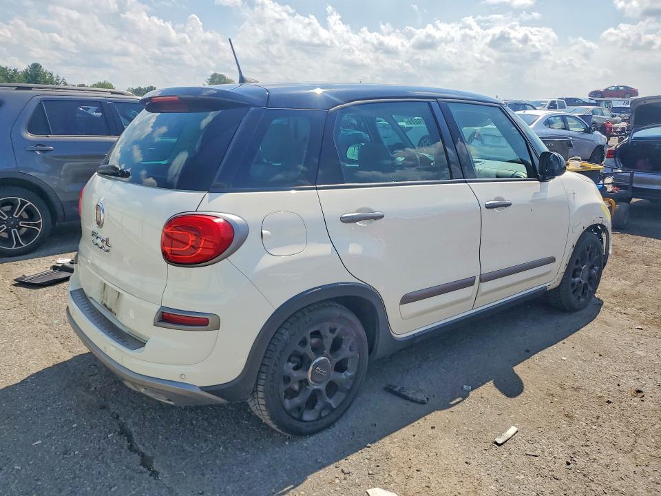 2018 Fiat 500l VIN ZFBCFADHXJZ041205 COPART salvage auction — FRONT END, Pa - Certificate Of Salvage, sold $300 on 2026-08-14 (photo 3)