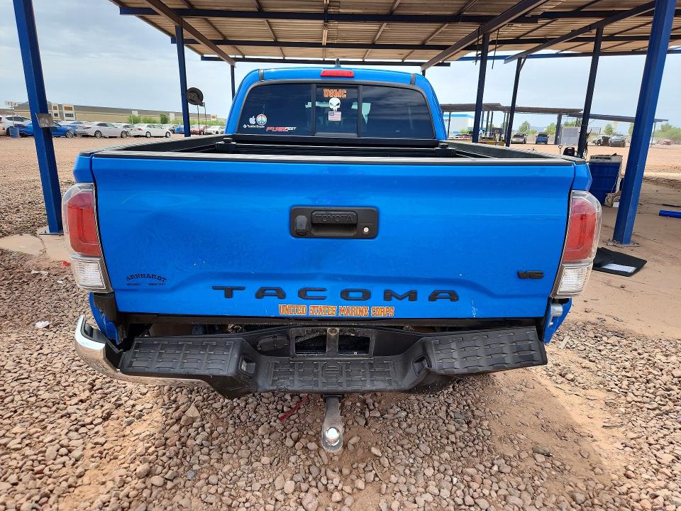2020 Toyota Tacoma VIN 3TYSZ5AN3LT000862 COPART salvage auction — REAR END, AZ - CERT OF TITLE - SALVAGE, sold $10,800 on 2026-08-25 (photo 6)