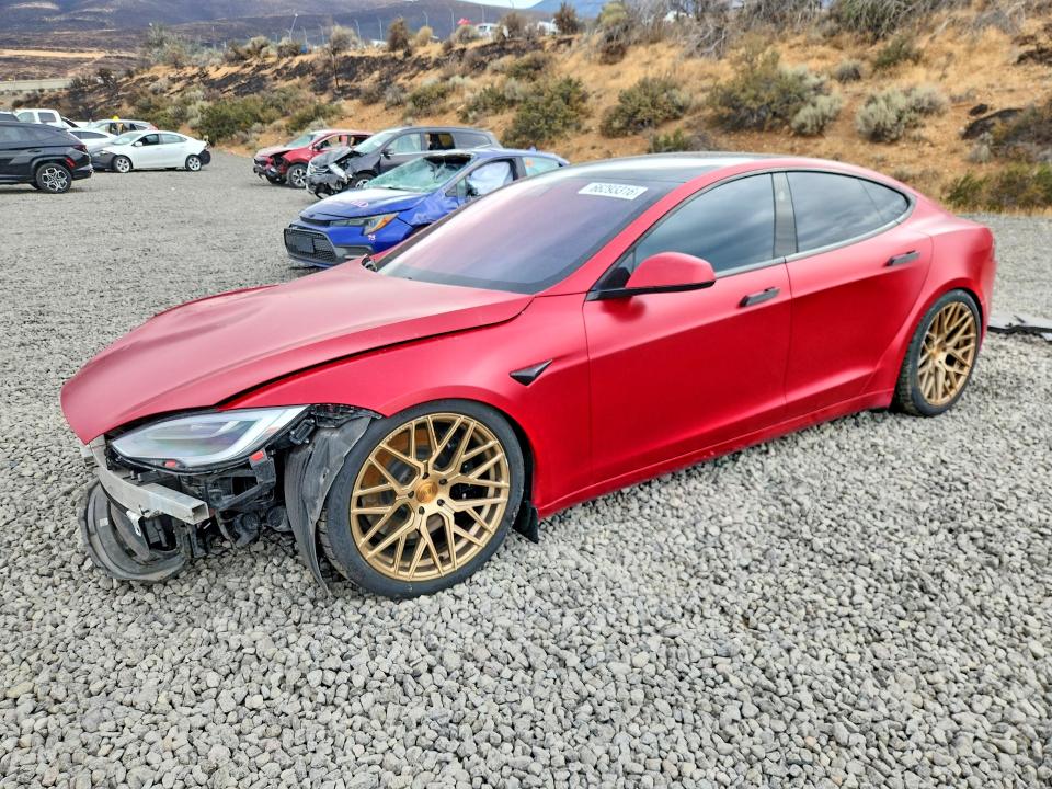 2021 Tesla Model s VIN 5YJSA1E52MF443791 — COPART salvage auction photo
