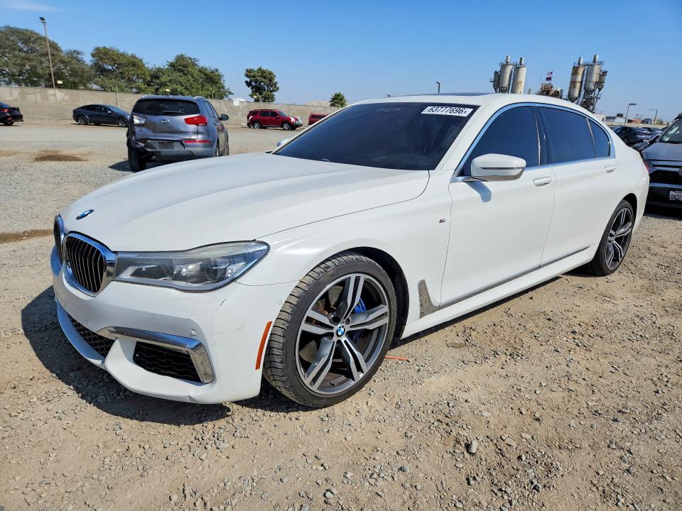 2017 BMW 7 series VIN WBA7F0C50HGM20944 COPART salvage auction — MINOR DENT/SCRATCHES, CA - DIS/DLR/EXP ONLY CLEAN TITLE (P), sold $4,550 on 2026-08-28 (photo 1)