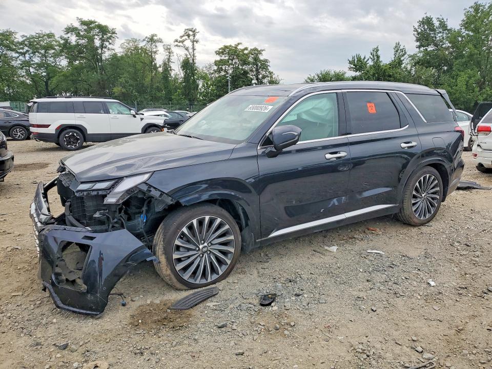 2024 Hyundai Palisade VIN KM8R7DGE1RU655572 — COPART salvage auction photo