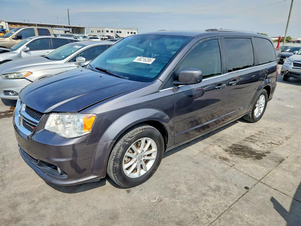 2019 Dodge Caravan VIN 2C4RDGCG2KR755575 COPART salvage auction — MINOR DENT/SCRATCHES, Tx - Certificate Of Title (P), sold $2,900 on 2026-09-24 (photo 1)