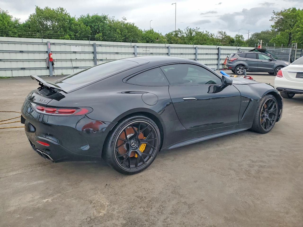 2025 Mercedes-benz AMG GT VIN W1KRJ7JB1SF005386 COPART salvage auction — Mechanical, TX - CERTIFICATE OF TITLE (P), sold $30,500 on 2026-08-12 (photo 3)