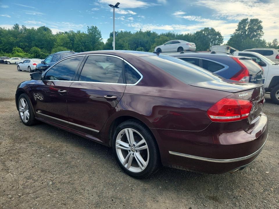 2013 Volkswagen Passat VIN 1VWCN7A33DC093307 COPART salvage auction — WATER/FLOOD, Ct - Certificate Of Title (P), sold $1,650 on 2026-08-13 (photo 2)