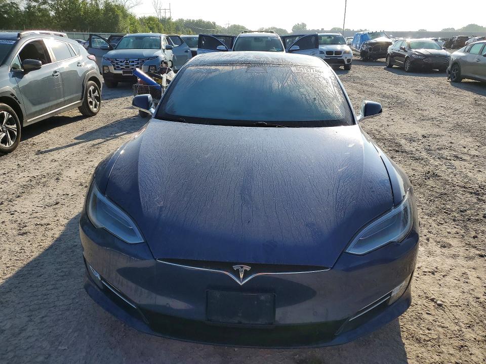 2020 Tesla Model s VIN 5YJSA1E27LF390333 COPART salvage auction — REAR END, Ny - Mv-907A Salvage Certificate, sold $8,800 on 2026-08-31 (photo 5)