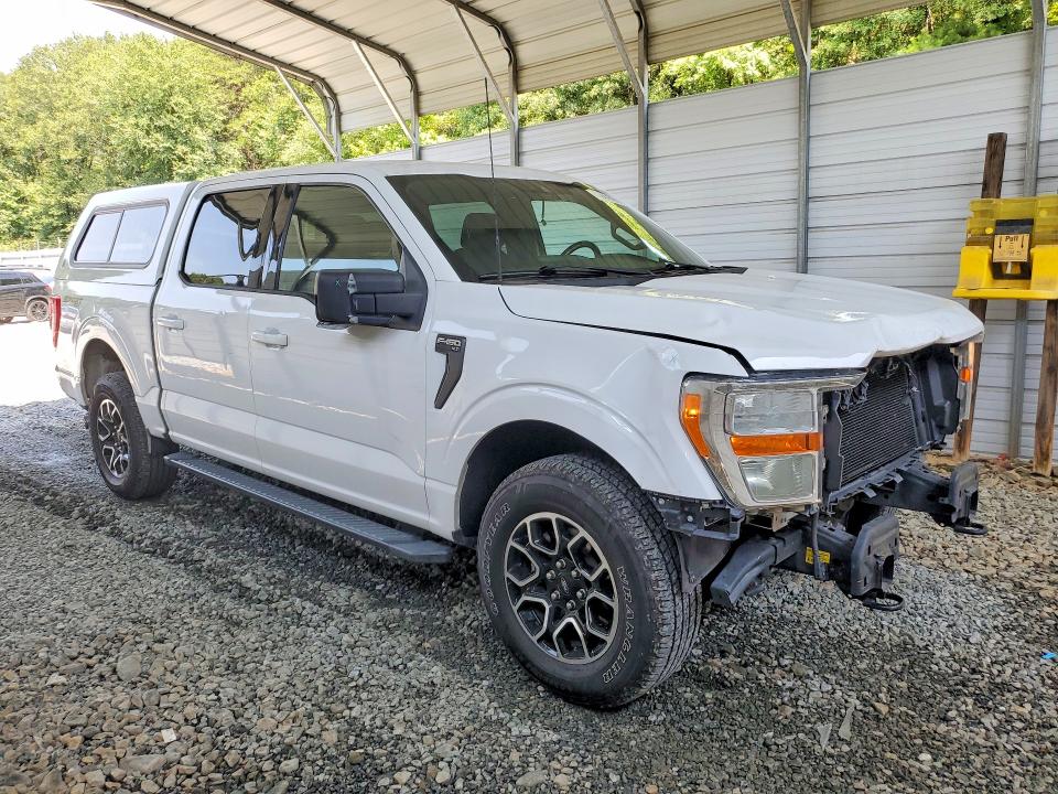 2021 Ford F-150 lightning VIN 1FTFW1E57MKF05787 COPART salvage auction — FRONT END, Sc - Certificate Of Title, sold $17,000 on 2026-09-08 (photo 4)