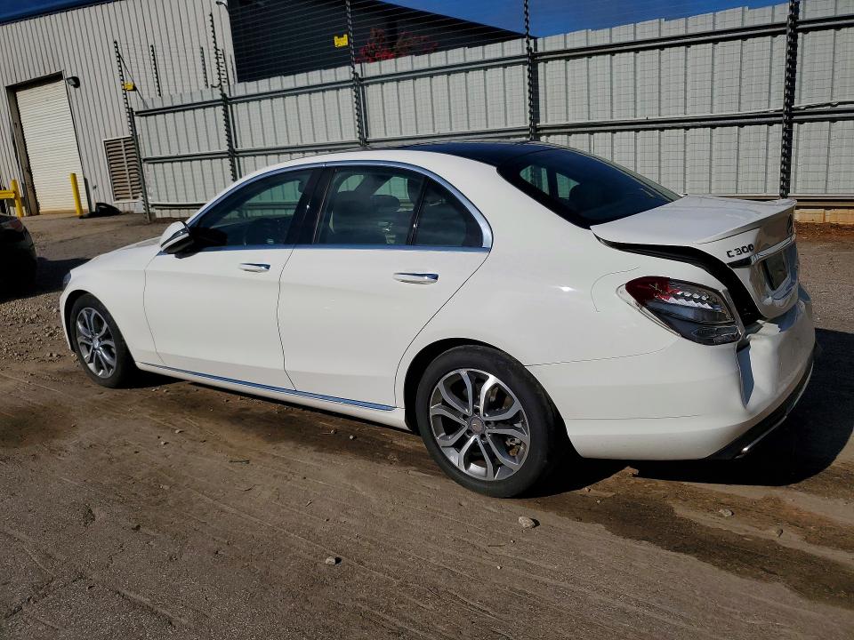 2018 Mercedes-benz C-klasse VIN WDDWF4JB0JR359917 COPART salvage auction — REAR END, Ga - Cert Of Title-Salvage, sold $8,100 on 2026-08-21 (photo 2)