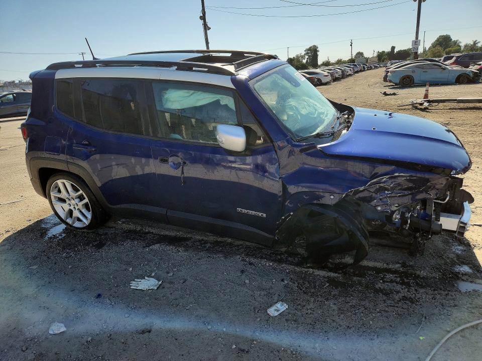 2021 Jeep Renegade VIN ZACNJDBB4MPM70215 COPART salvage auction — FRONT END, Ca - Acq Bos - Post Sale - Salvage, sold $550 on 2026-08-17 (photo 4)