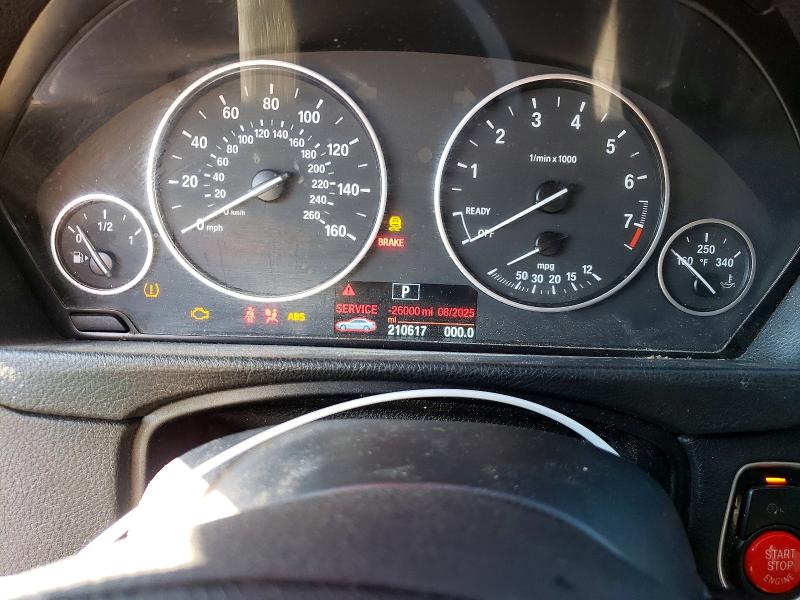 2014 BMW 3er VIN WBA3B5C57EP541893 COPART salvage auction — FRONT END, Ct - Certificate Of Title, sold $475 on 2026-08-21 (photo 9)