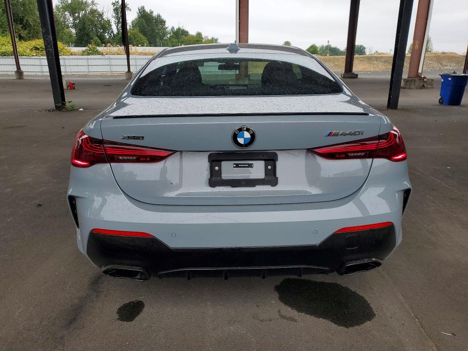 2027 BMW 4er VIN WBA83DA03VCY25498 COPART salvage auction — FRONT END, Or - Certificate Of Title, sold $9,200 on 2026-08-31 (photo 6)