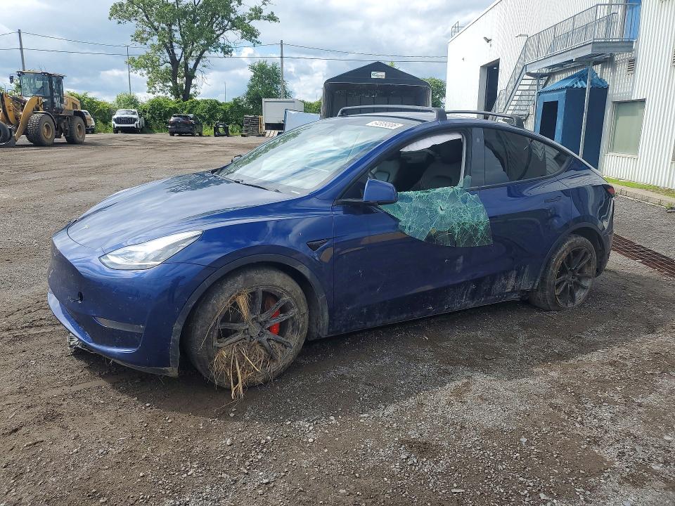 2021 Tesla Model y VIN 5YJYGDEF4MF089324 — COPART salvage auction photo
