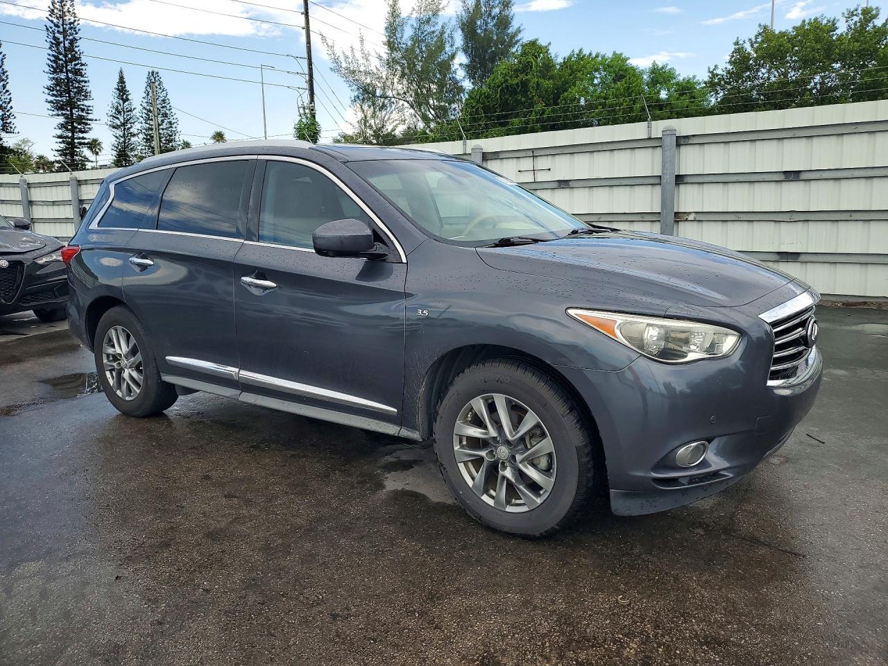 2014 Infiniti Qx60 VIN 5N1AL0MM4EC537500 COPART salvage auction — Minor Dent/Scratches, GA - CERT OF TITLE-SALVAGE, sold $1,100 on 2026-09-04 (photo 4)