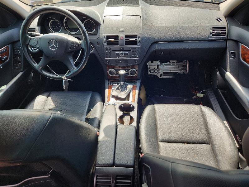 2011 Mercedes-benz C class VIN WDDGF8BB5BR141452 COPART salvage auction — WATER/FLOOD, PA - CERT OF SALVAGE-W=FLOOD VEH, sold $500 on 2026-08-07 (photo 8)