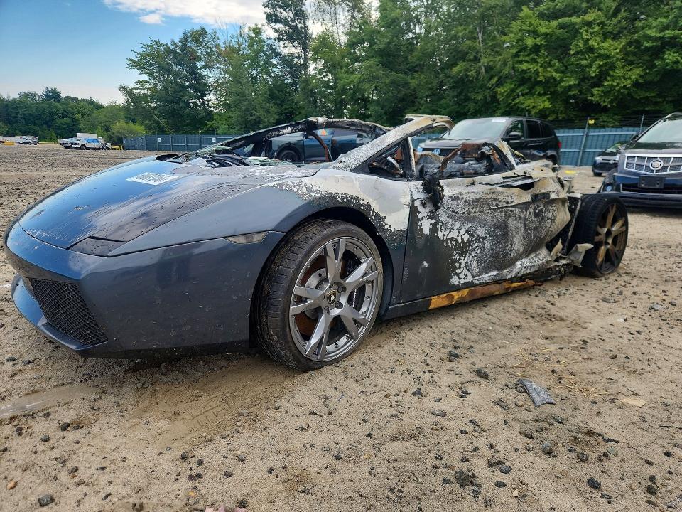 2006 Lamborghini Gallardo VIN ZHWGU12T46LA02805 — COPART salvage auction photo