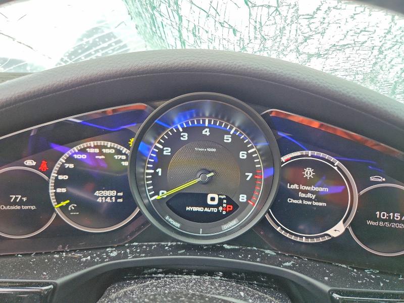 2020 Porsche Panamera VIN WP0AE2A73LL133139 COPART salvage auction — ROOF, Pa - Certificate Of Salvage, sold $30,500 on 2026-08-11 (photo 9)