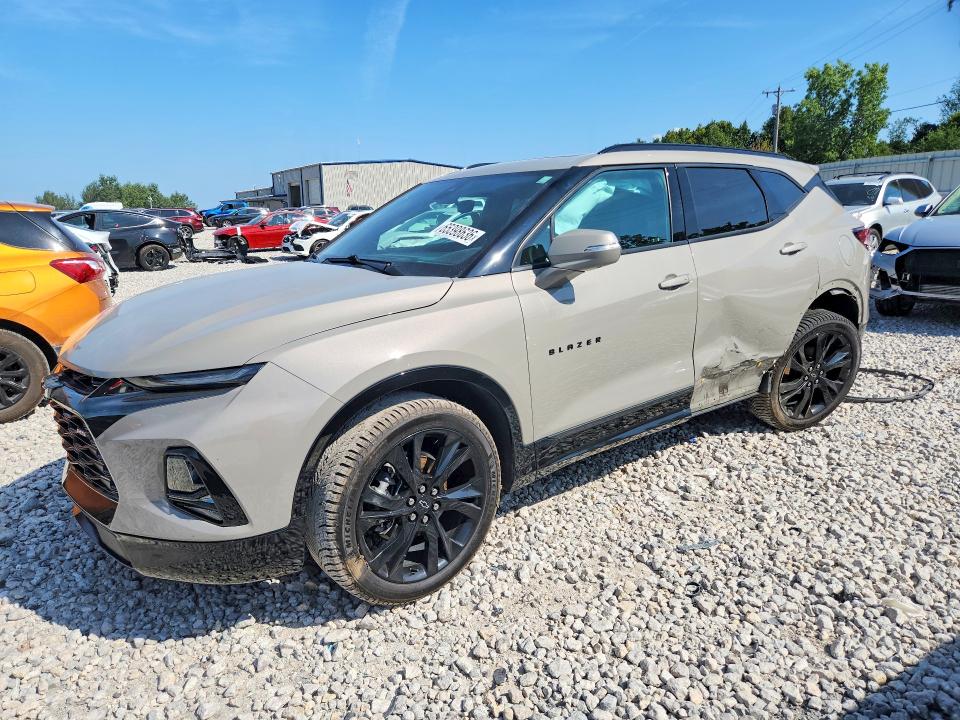 2021 Chevrolet Blazer VIN 3GNKBKRS2MS554200 — COPART salvage auction photo