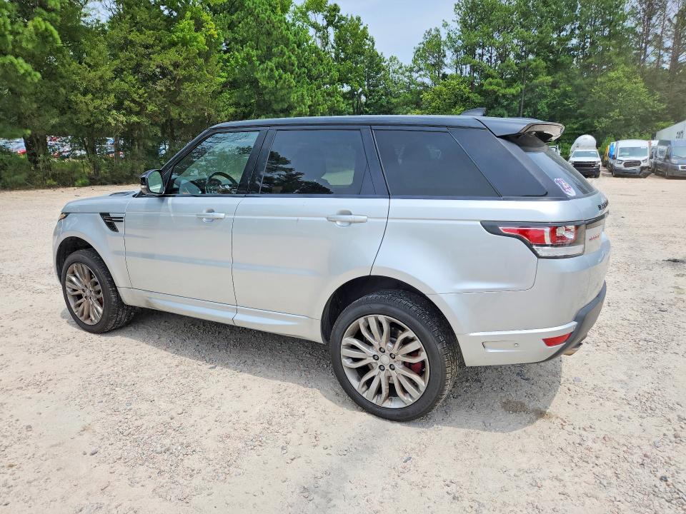 2017 Land rover Range rover sport VIN SALWV2FV7HA125361 COPART salvage auction — WATER/FLOOD, Nc - Salvage Certificate Of Title, sold $7,500 on 2026-08-21 (photo 2)