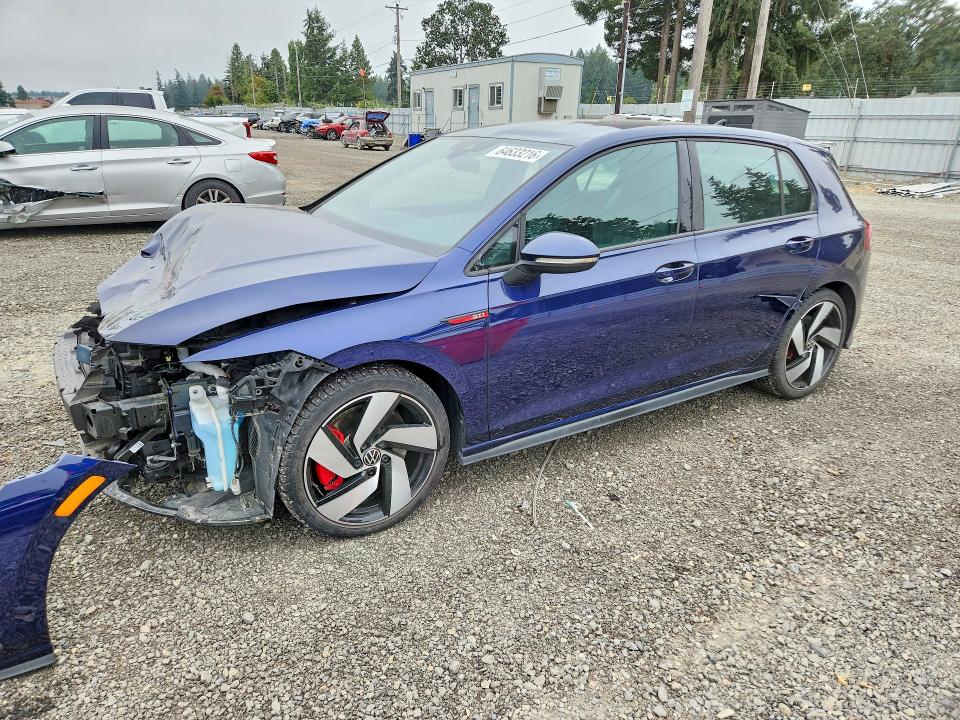 2022 Volkswagen Gti VIN WVWG87CD7NW151663 COPART salvage auction — FRONT END, Wa - Bill Of Sale, sold $4,300 on 2026-08-14 (photo 1)
