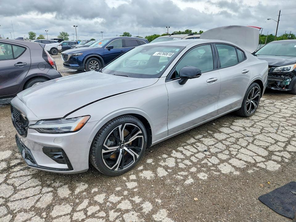 2024 Volvo S60 VIN 7JRL12FL0RG306838 COPART salvage auction — FRONT END, In - Cert Of Title-Salvage Title, sold $7,700 on 2026-09-18 (photo 1)