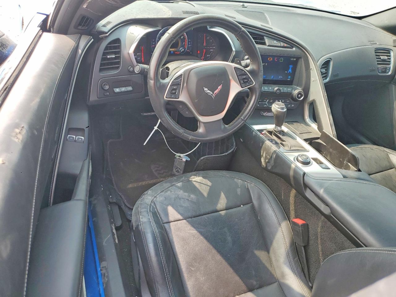 2015 Chevrolet Corvette Stingray VIN 1G1YK2D76F5118123 COPART salvage auction — Front End, CA - SALVAGE CERTIFICATE, sold $22,050 on 2026-09-16 (photo 8)