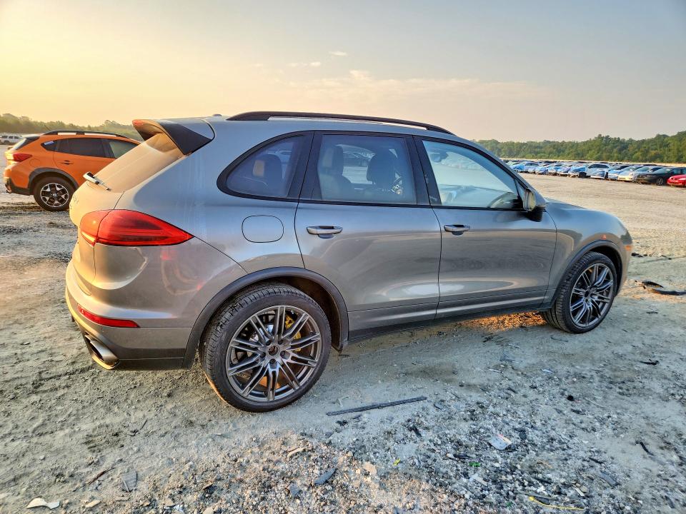 2015 Porsche Cayenne VIN WP1AC2A20FLA82308 COPART salvage auction — UNDERCARRIAGE, Sc - Cert Of Title-Salvage, sold $9,800 on 2026-08-26 (photo 3)