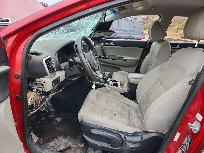 2020 Kia Sportage VIN KNDPMCACXL7726196 COPART salvage auction — FRONT END, NV - CERTIFICATE OF TITLE, sold $1,200 on 2026-10-06 (photo 7)