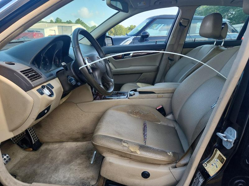 2011 Mercedes-benz C class VIN WDDGF8BB2BR156152 COPART salvage auction — FRONT END, AL - CERTIFICATE OF TITLE, sold $325 on 2026-08-10 (photo 7)