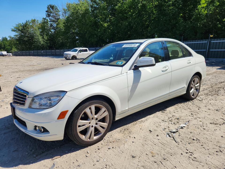 2008 Mercedes-benz C class VIN WDDGF81X58F126294 COPART salvage auction — MINOR DENT/SCRATCHES, NH - CERTIFICATE OF TITLE, sold $1,150 on 2026-08-18 (photo 1)