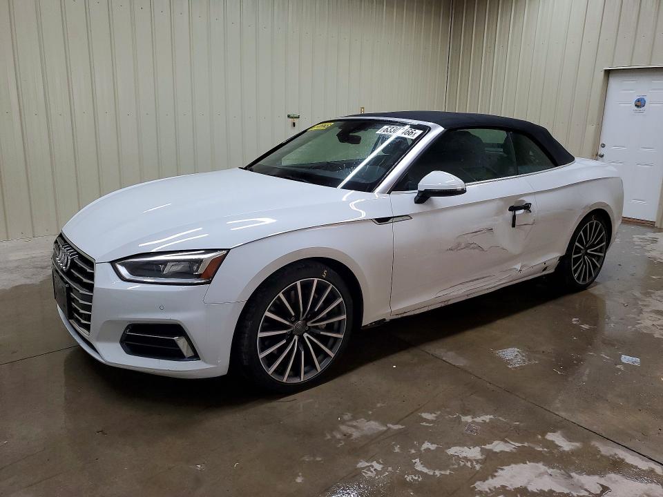 2018 Audi A5 VIN WAUYNGF55JN005471 — COPART salvage auction photo