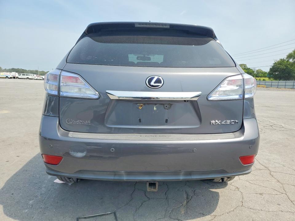 2012 Lexus Rx VIN JTJBC1BA5C2432908 COPART salvage auction — FRONT END, Tn - Salvage Certificate, sold $1,200 on 2026-09-02 (photo 6)