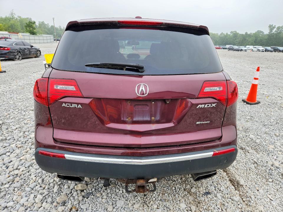 2012 Acura Mdx VIN 2HNYD2H33CH512461 COPART salvage auction — MINOR DENT/SCRATCHES, Oh - Certificate Of Title, sold $700 on 2026-09-01 (photo 6)