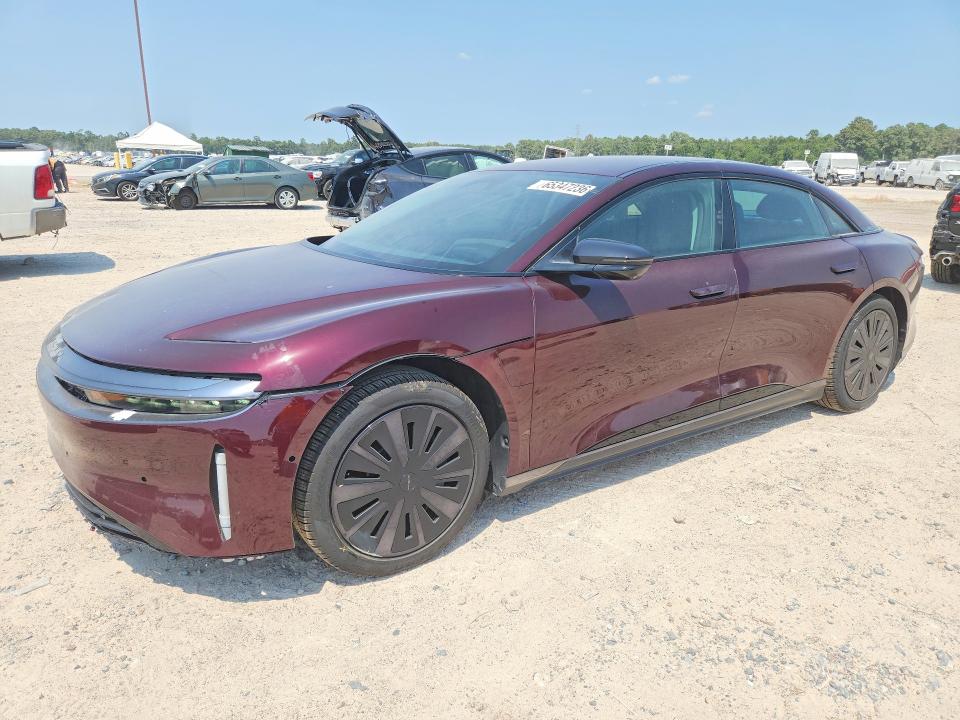 2026 Lucid motors Air VIN 50EA1PGA3TA033416 COPART salvage auction — FRONT END, GA - CERT OF TITLE-SALVAGE, sold $19,100 on 2026-08-28 (photo 1)
