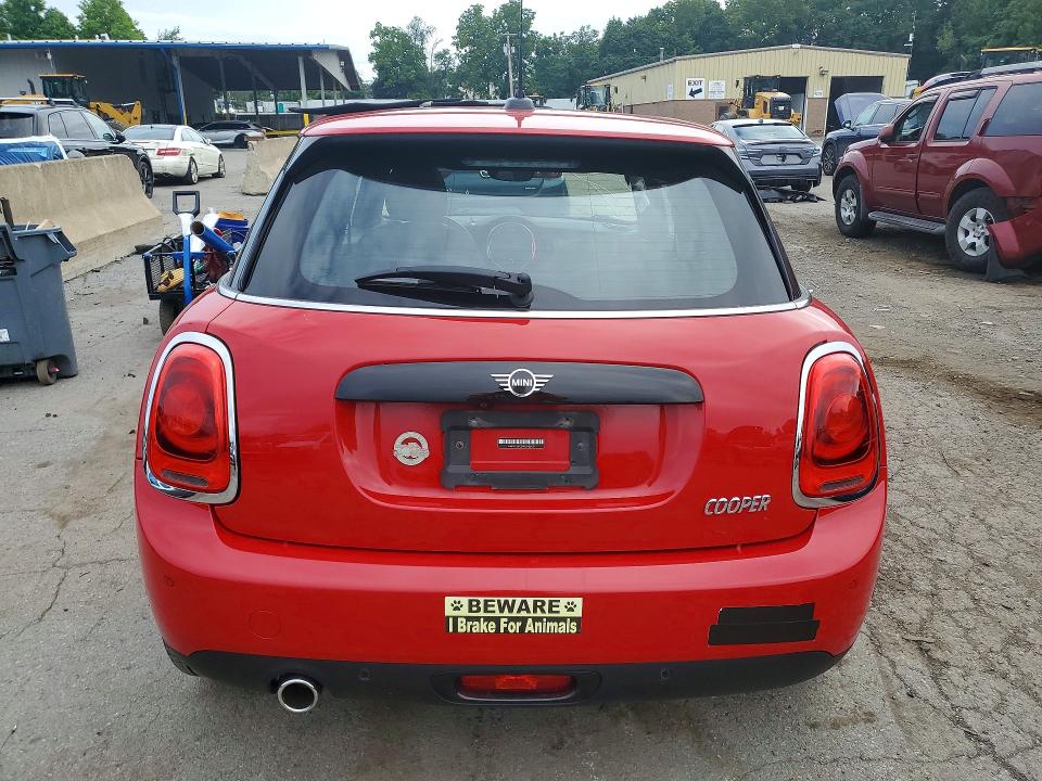 2021 Mini Cooper VIN WMWXU7C01M2N03437 COPART salvage auction — FRONT END, Ny - Mv-907A Salvage Certificate, sold $2,350 on 2026-08-13 (photo 6)