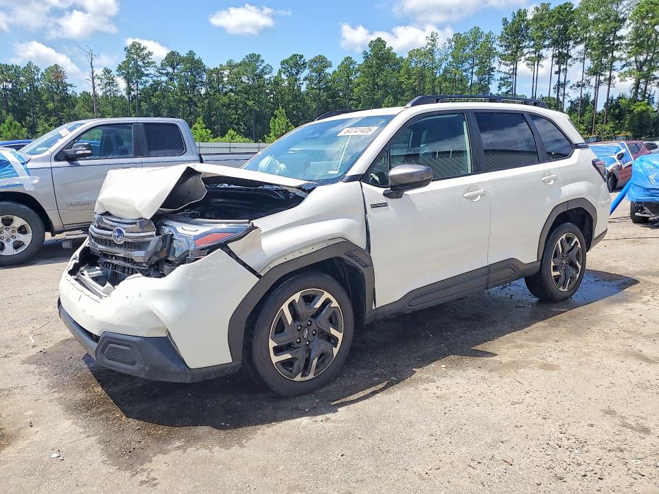 2025 Subaru Forester VIN JF2SLSED1SH415289 COPART salvage auction — FRONT END, OH - CERT OF TITLE-SALVAGE, sold $200 on 2026-09-07 (photo 1)