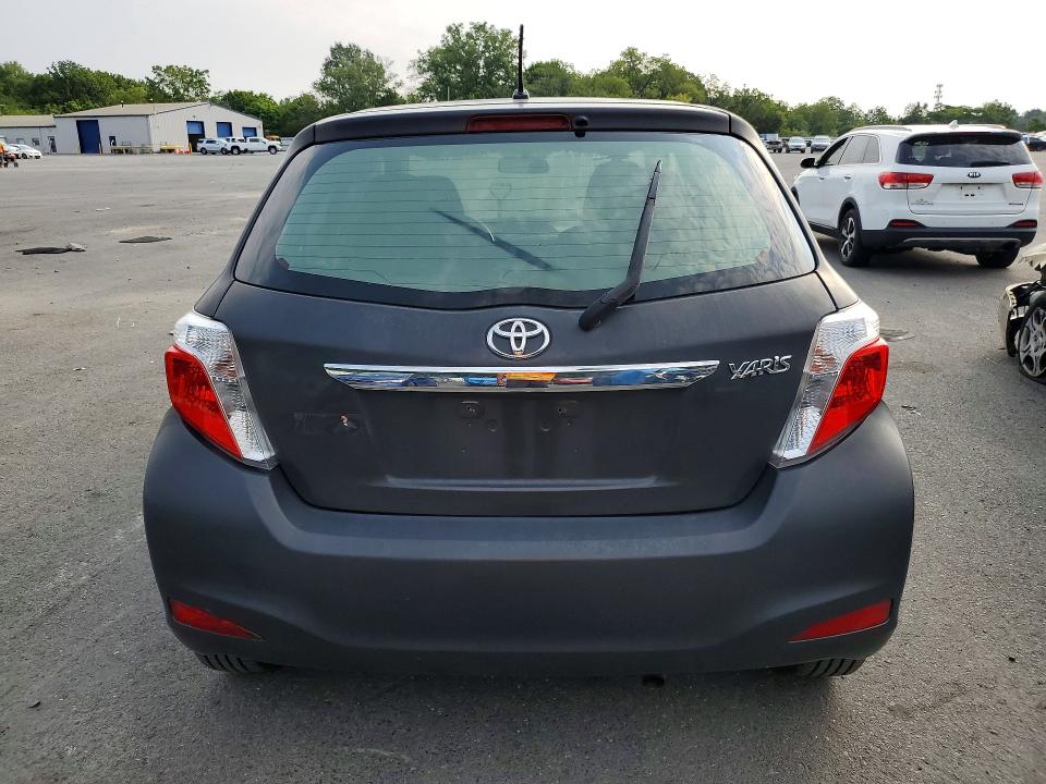 2014 Toyota Yaris VIN JTDKTUD31ED575848 COPART salvage auction — WATER/FLOOD, Nj - Certificate Of Title, sold $150 on 2026-08-14 (photo 6)