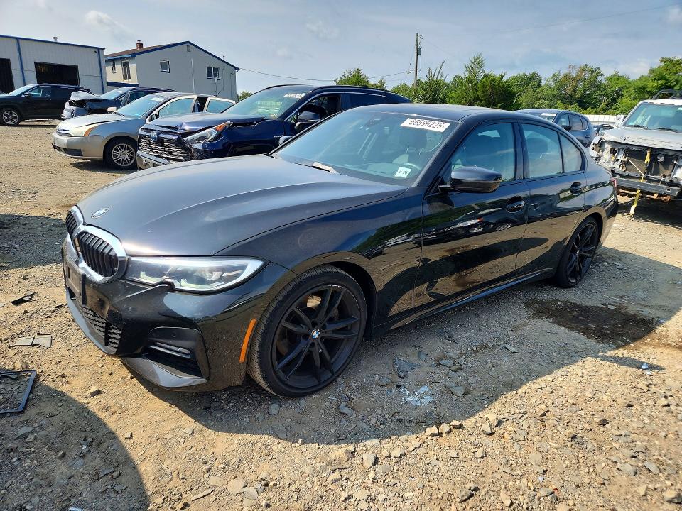 2021 BMW 3er VIN 3MW5R7J02M8B90640 — COPART salvage auction photo