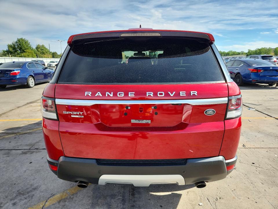 2016 Land rover RANGE ROVER VIN SALWR2PF6GA592328 COPART salvage auction — NORMAL WEAR, Salvage Title, sold $5,300 on 2026-09-04 (photo 6)