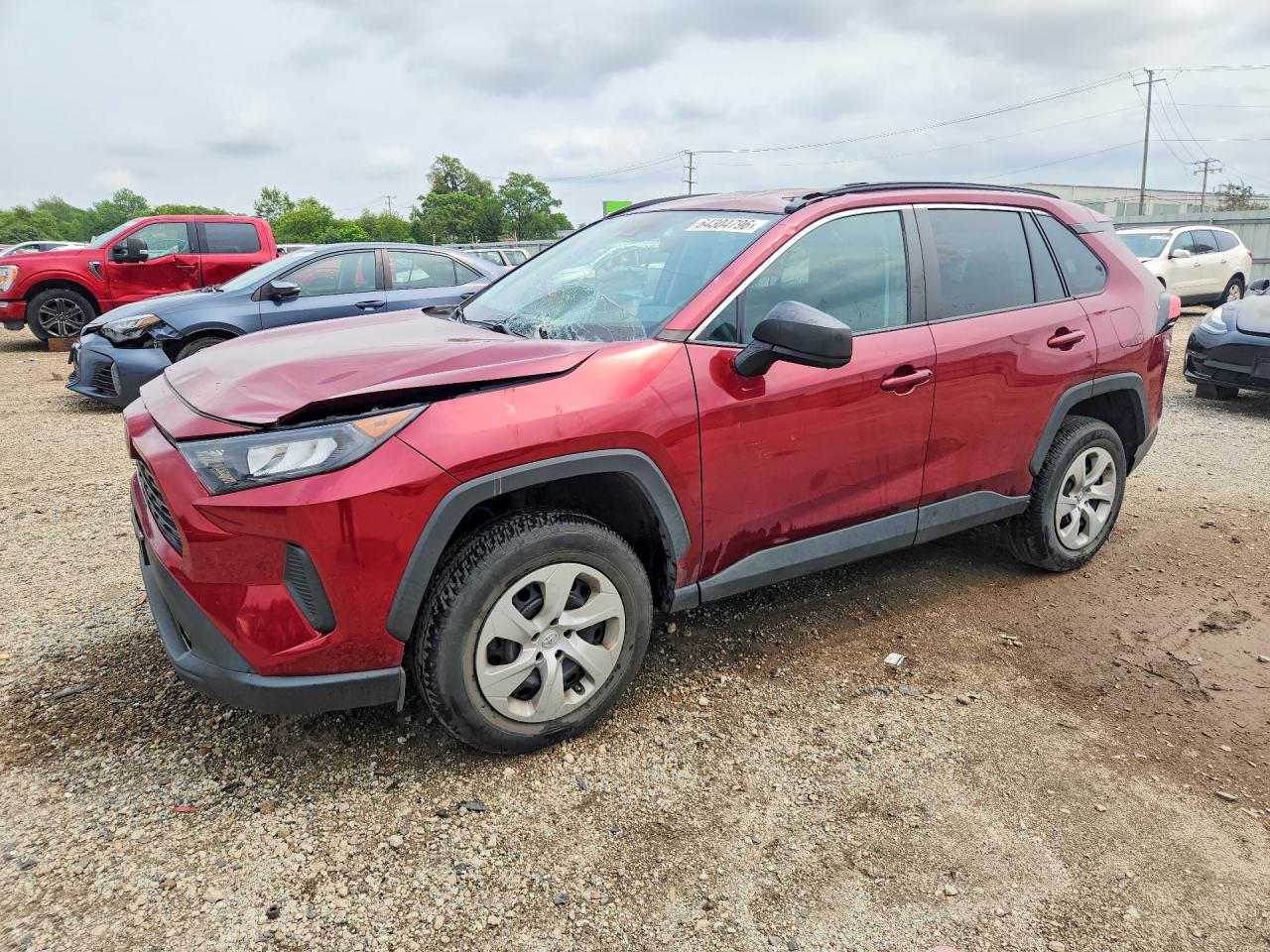2019 Toyota RAV4 VIN 2T3F1RFV3KW065454 — COPART salvage auction photo