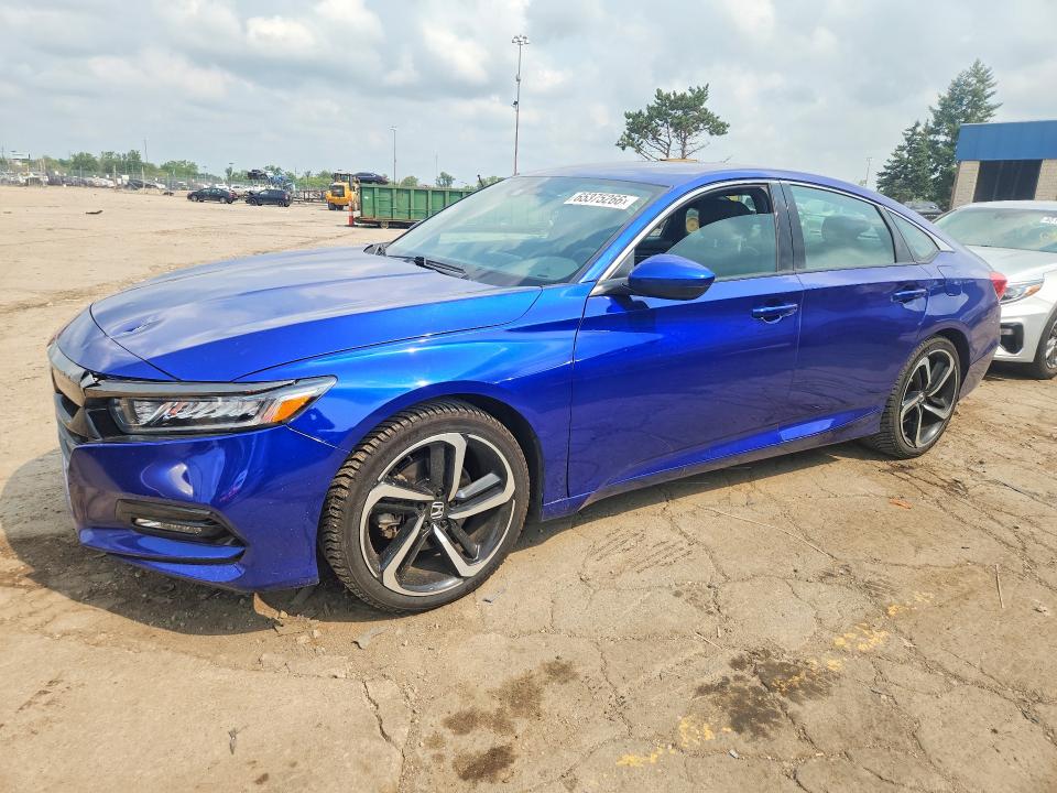 2018 Honda Accord VIN 1HGCV1F3XJA014894 — COPART salvage auction photo