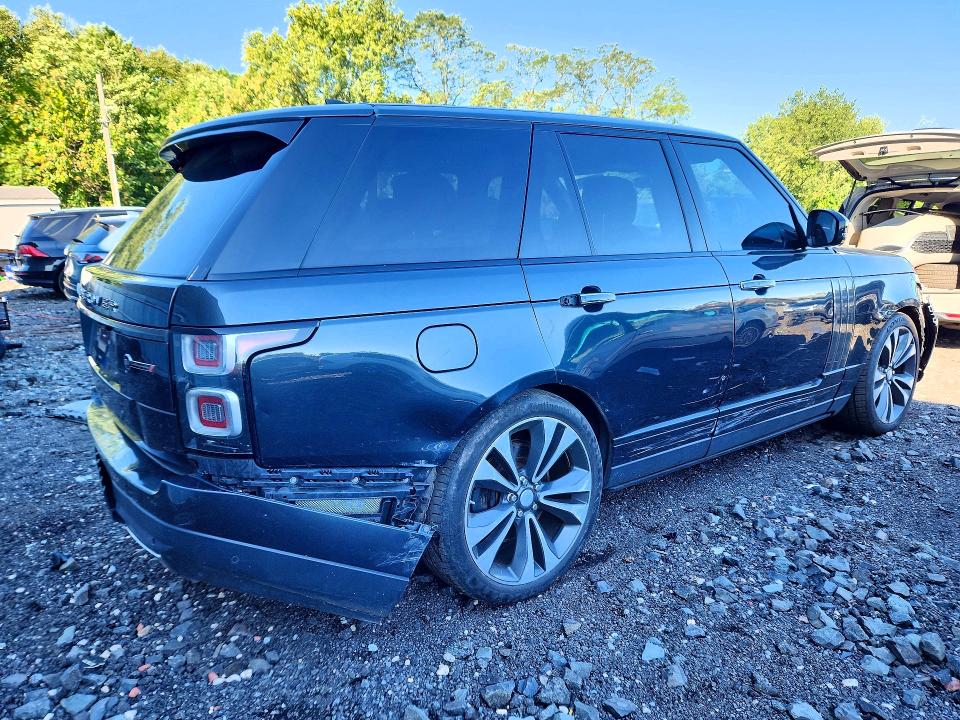 2021 Land rover RANGE ROVER VIN SALGW2REXMA421885 COPART salvage auction — REAR END, NY - MV-907A SALVAGE CERTIFICATE, sold $30,500 on 2026-09-15 (photo 3)