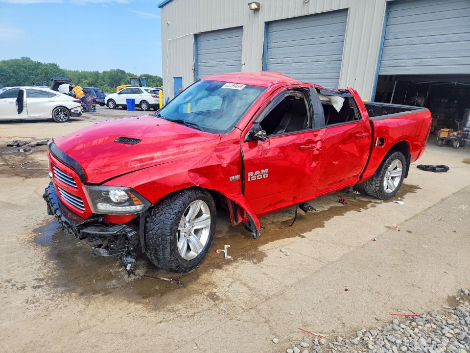 2016 Ram 1500 VIN 1C6RR7MT0GS192391 COPART salvage auction — ROLLOVER, Tn - Salvage Certificate, sold $1,000 on 2026-10-01 (photo 1)