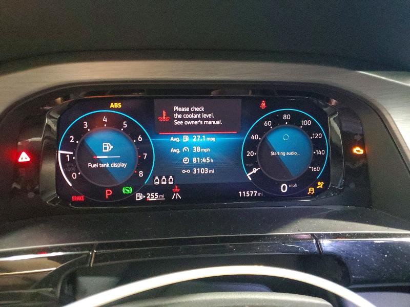 2026 Volkswagen Atlas cross sport VIN 1V2WC2CA8TC216326 COPART salvage auction — FRONT END, Nc - Certificate Of Title (P), sold $17,900 on 2026-08-19 (photo 9)
