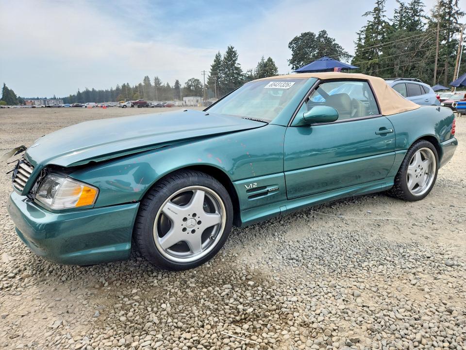 1999 Mercedes-benz Sl-class VIN WDBFA76F2XF173343 — COPART salvage auction photo