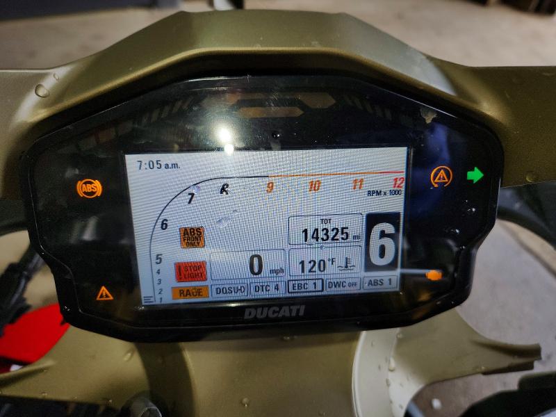 2016 Ducati Superbike VIN ZDM14BYW4GB006156 COPART salvage auction — ALL OVER, Oh - Cert Of Title-Salvage, sold $3,000 on 2026-08-20 (photo 7)