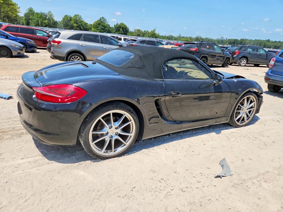 2013 Porsche Boxster VIN WP0CA2A84DS114717 COPART salvage auction — FRONT END, FL - CERT OF TITLE SLVG REBUILDABLE, sold $12,400 on 2026-09-04 (photo 3)