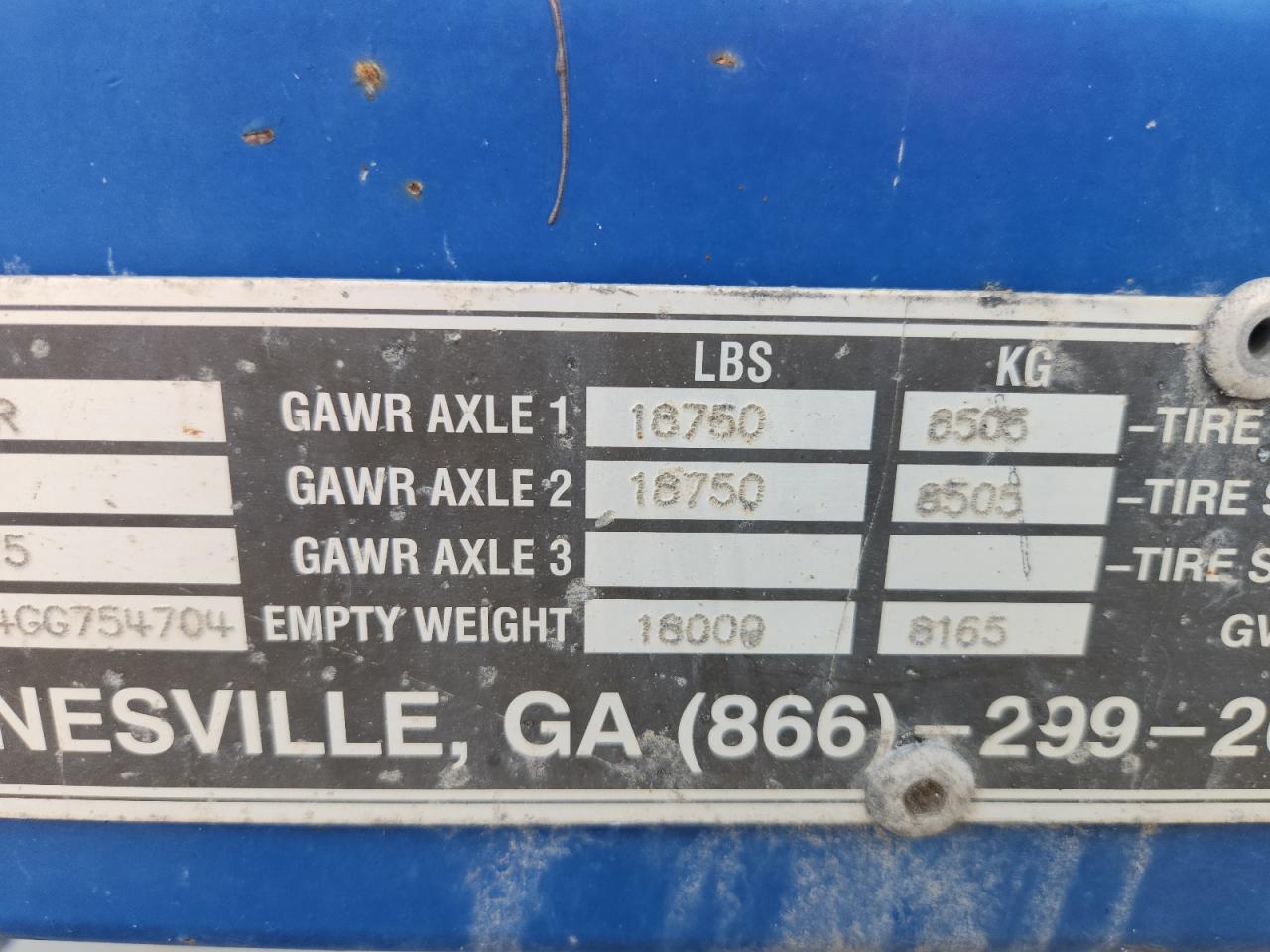 2016 Cottrell Unknown VIN 5E0AA1444GG754704 COPART salvage auction — Normal Wear, FL - CERTIFICATE OF TITLE (P), sold $11,900 on 2026-09-18 (photo 9)