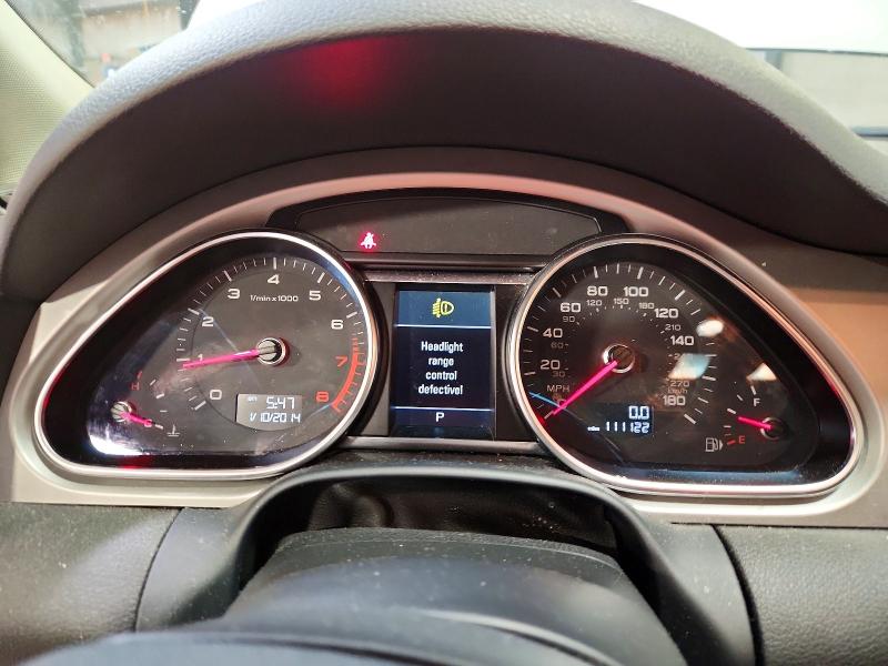 2015 Audi Q7 VIN WA1LGAFEXFD026764 COPART salvage auction — FRONT END, Pa - Certificate Of Salvage, sold $425 on 2026-08-19 (photo 9)